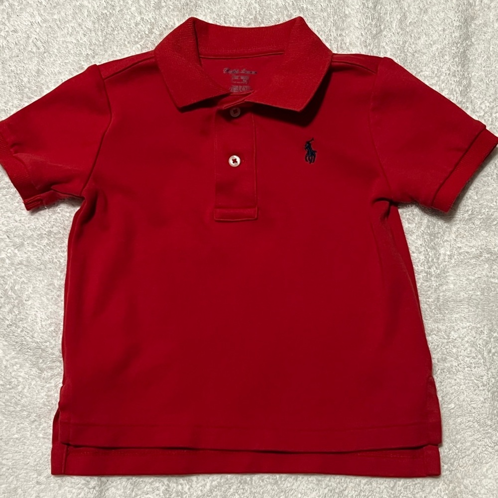 Ralph Lauren Toddler Red Polo - Worn Once - 12M